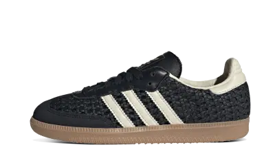 Adidas Samba OG Basketweave Black Cream White — photo 1