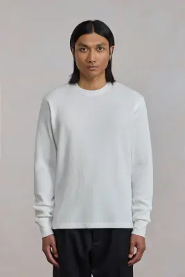 T-shirt Thermal 'Uuunder Tee'  - Blanc — photo 3