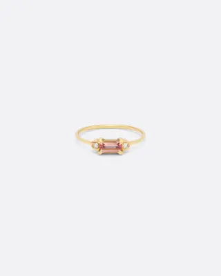 BAGUE DORESS - Or blanc 18 carats — photo 1