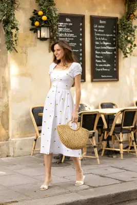 Estelle Linen Dress — photo 5