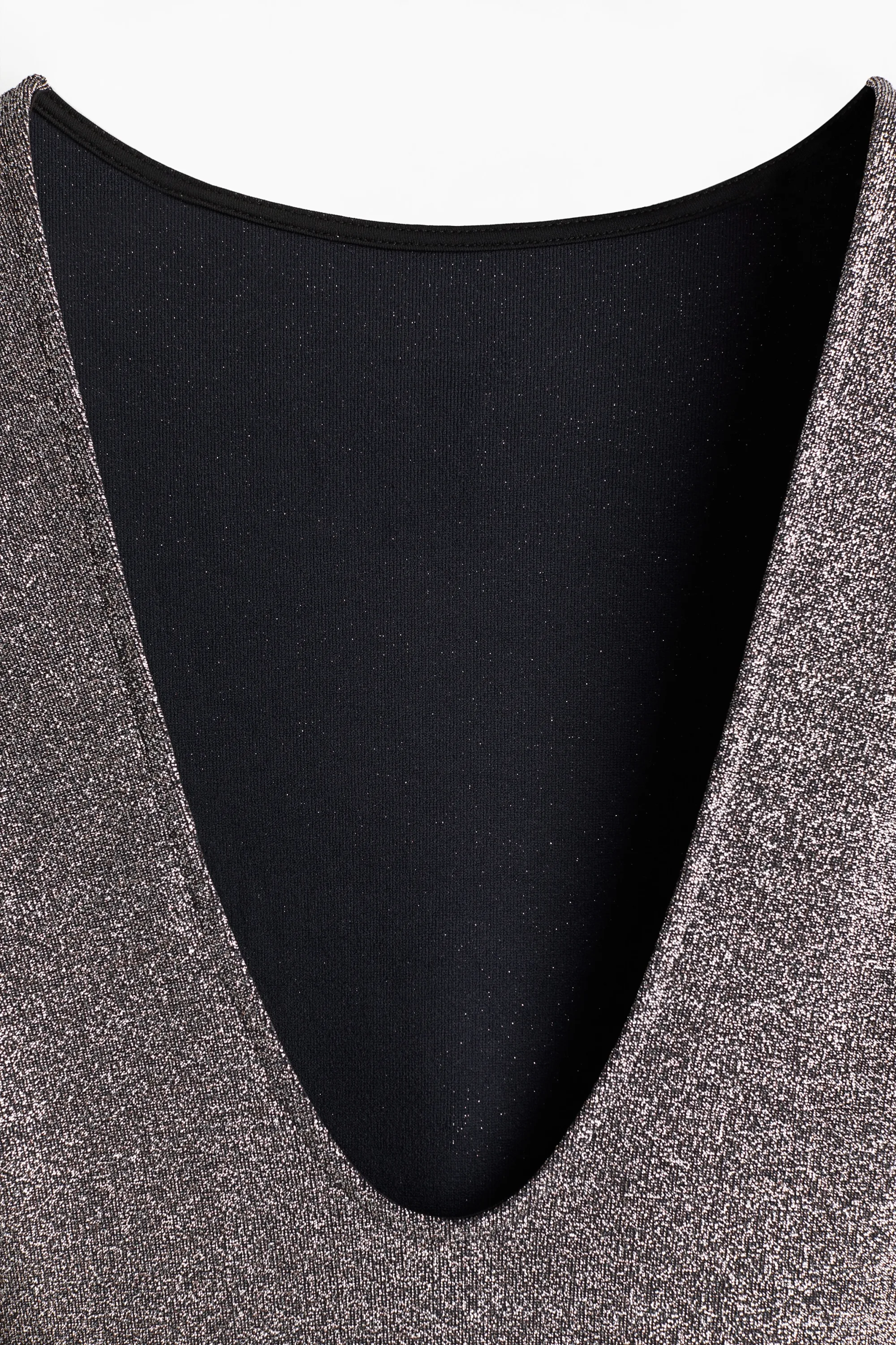 Robe scintillante avec dos dégagé - Argenté