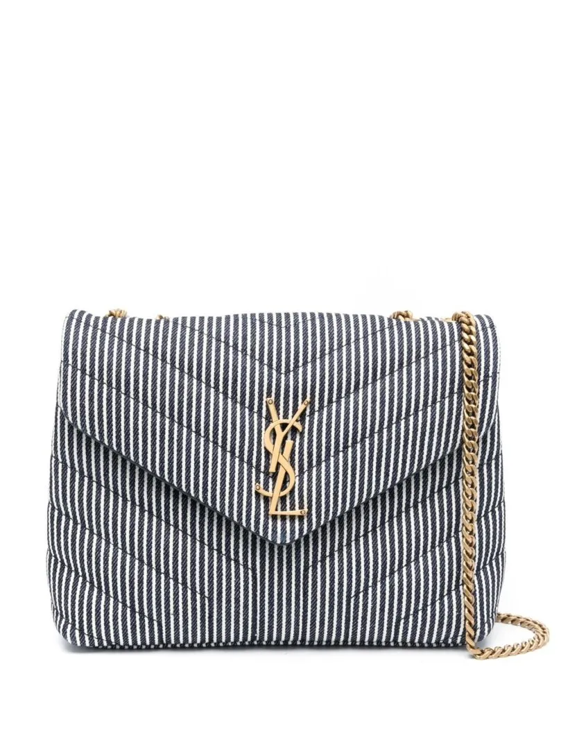 Sac porte epaule loulou small canvas orbleu4sm cuir / tissu