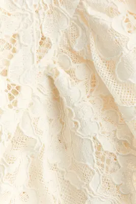 Top péplum en dentelle - Crème — photo 5