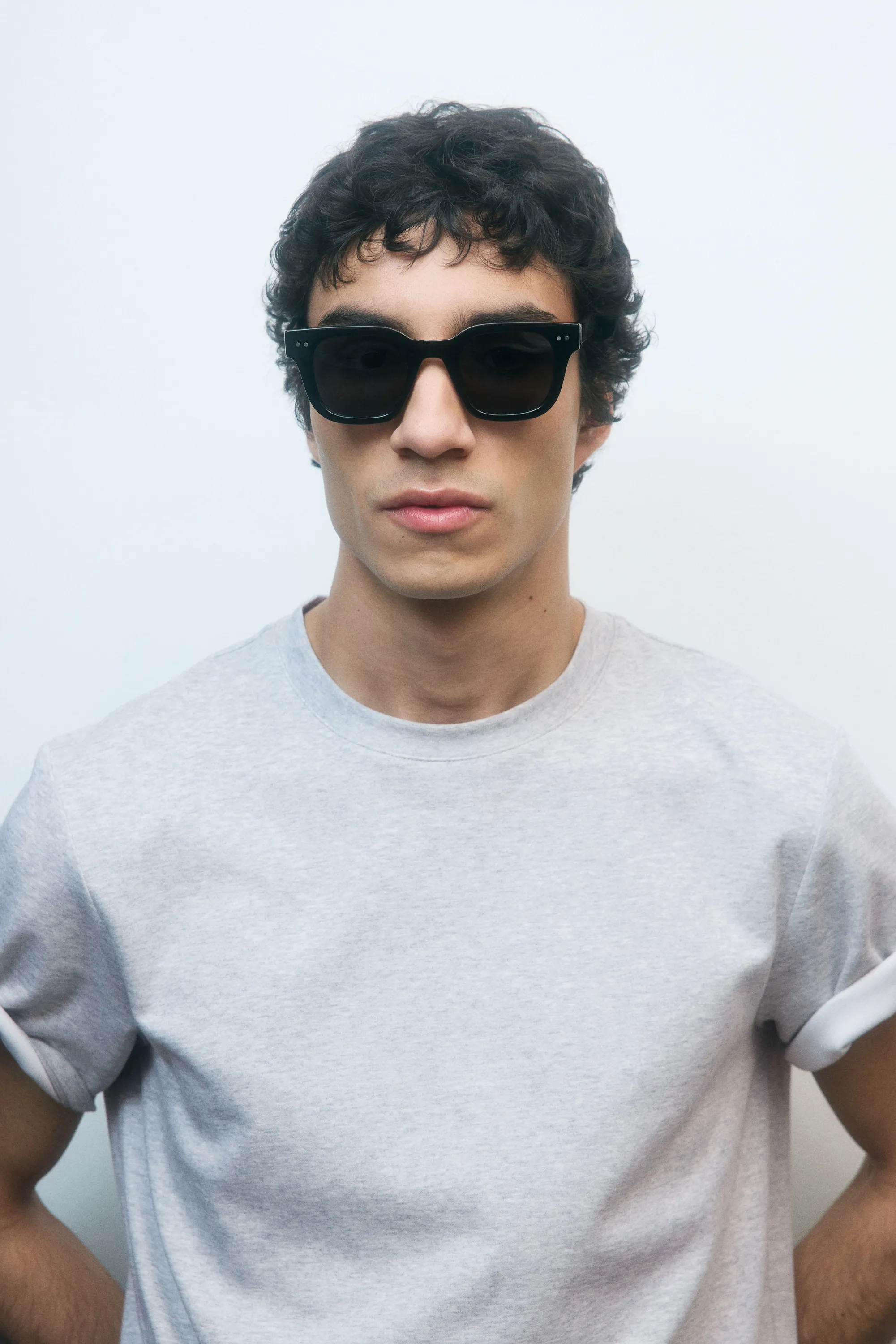 T-shirt Cooling Regular Fit - Gris clair chiné