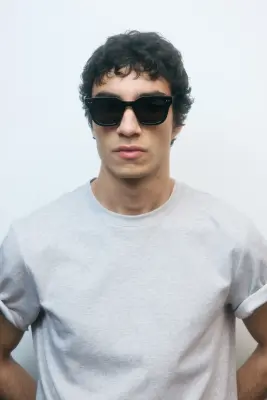 T-shirt Cooling Regular Fit - Gris clair chiné — photo 1