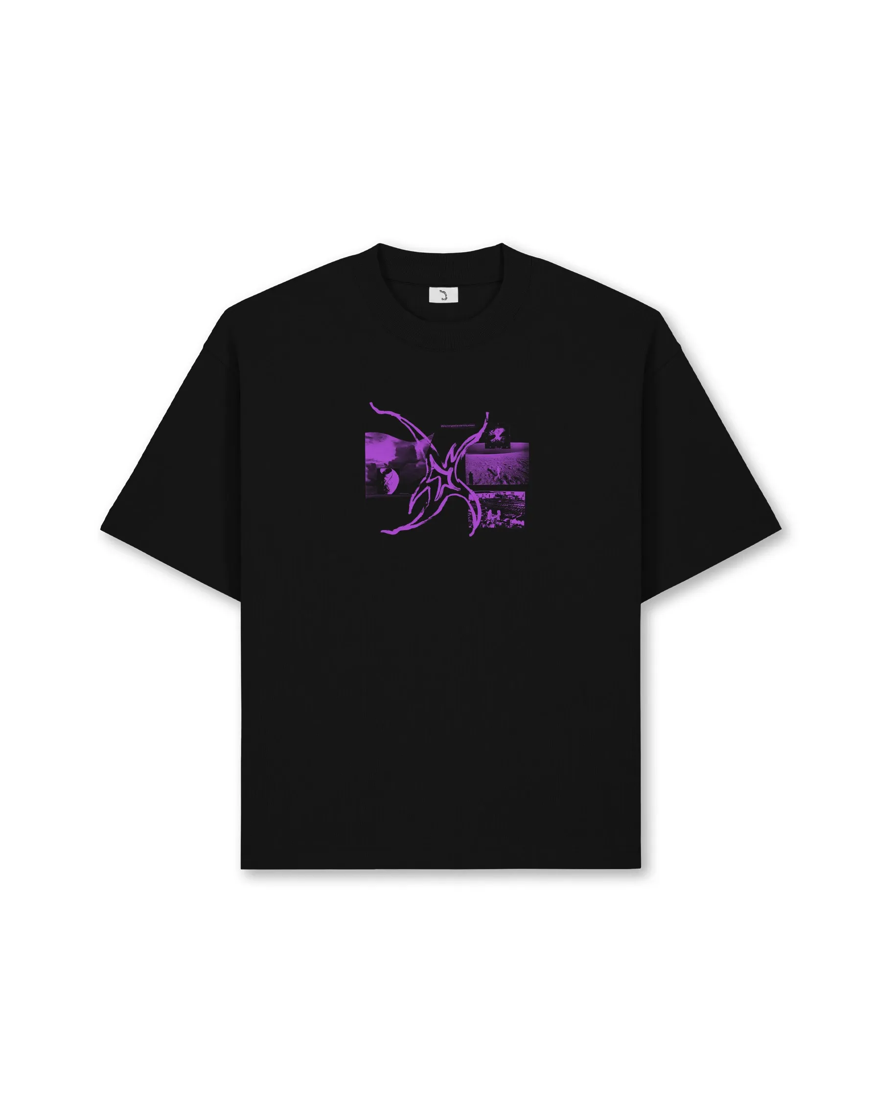 T-shirt poetic collective planning ahead – black