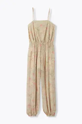 Combi-pantalon sarouel fleurie — photo 1