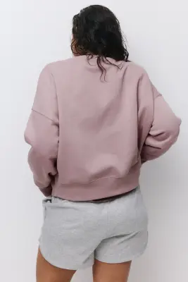 Sweat oversize - Violet ancien — photo 4