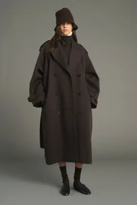 CHAPEAU KENDALL MARRON CHINÉ — photo 3