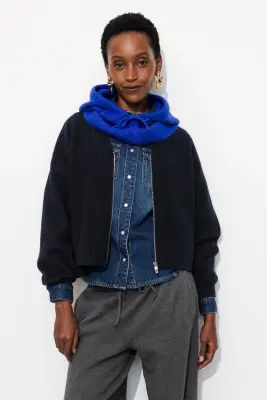 Gilet zippé col V Femme — photo 2
