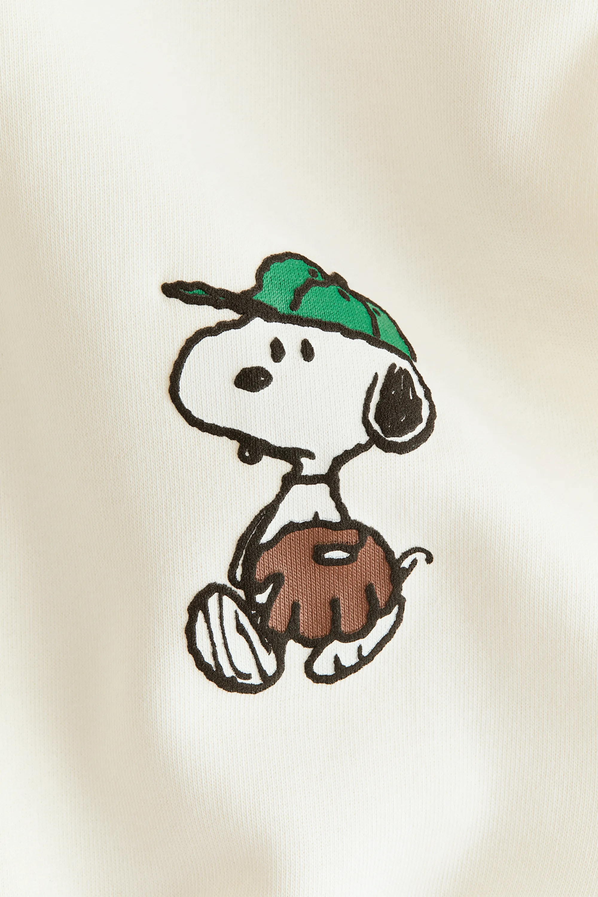Sweat avec motif imprimé - Crème/Snoopy