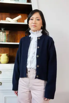 Cardigan Chloé - marine — photo 3