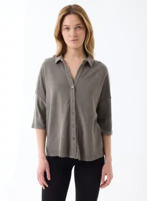 Chemise en coton et modal