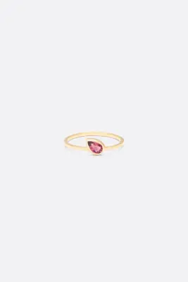 BAGUE EWANDE SIMPLE POIRE — photo 3