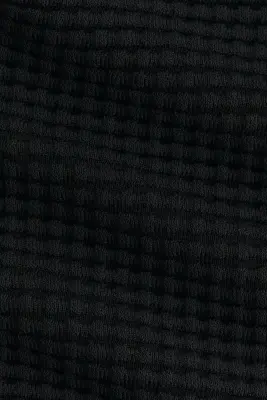 Top en maille texturée - Noir — photo 4