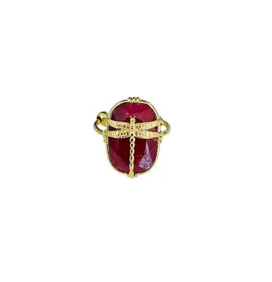 Bague libellule sillimanite - Au Fil de LO — photo 1