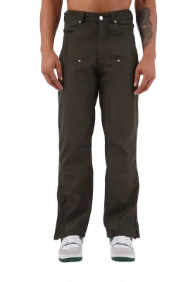 Dark Green Cargo Trousers — photo 1