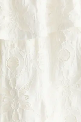 Pantalon ballon en coton mélangé - Blanc — photo 4
