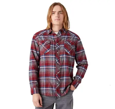 WRANGLER CHEMISE CARREAUX Rouge — photo 2