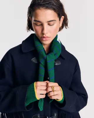 Bandana Liam rayures vert et bleu — photo 5
