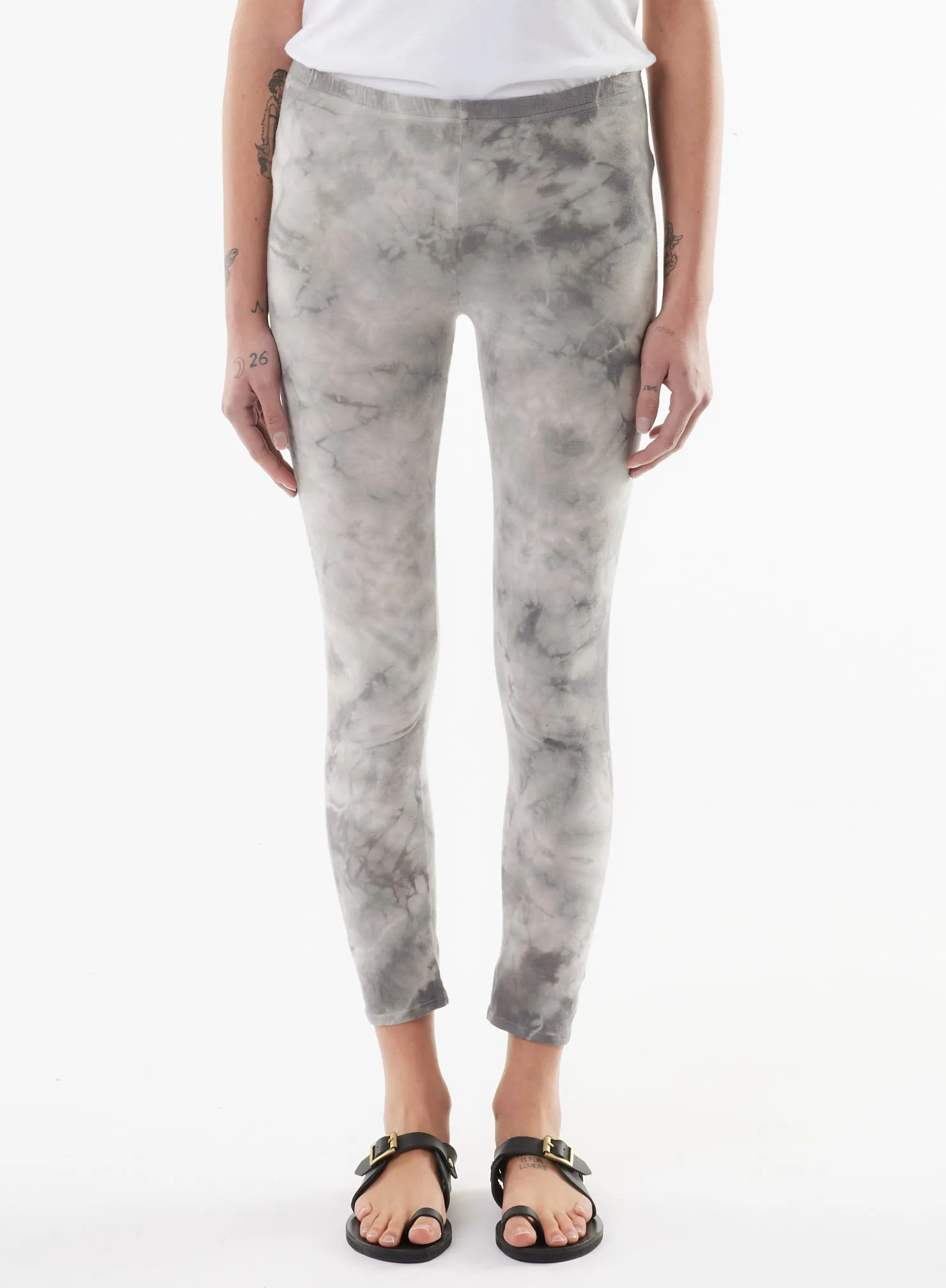 Pantalon en coton organique et élasthanne
