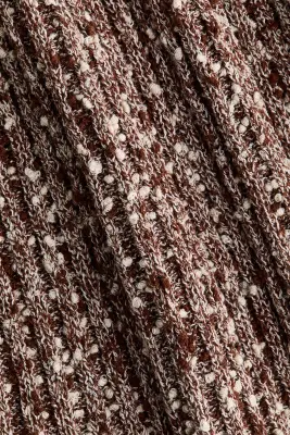 Robe à franges - Marron/beige clair chiné — photo 5