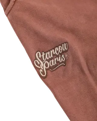 x With Vivid Color Fleece jogg Pant Brown — photo 3