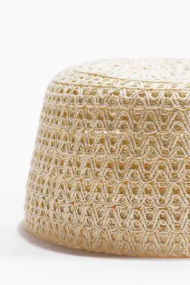 Chapeau de paille - Beige clair — photo 3