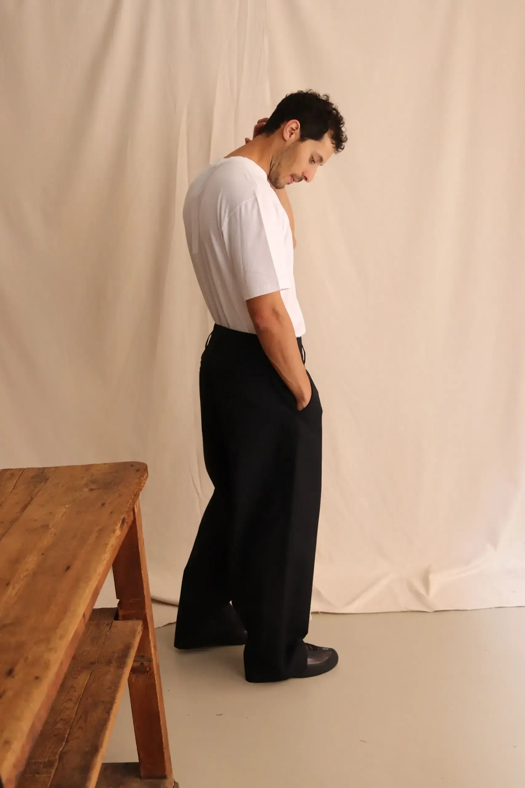 Comme Des Garçons Homme – MEN’S PANTS HR-P029-051 – BLACK