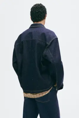 Surchemise en denim - Bleu denim foncé — photo 3