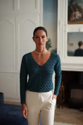 Ninon Knit Sweater - Sea green — photo 4