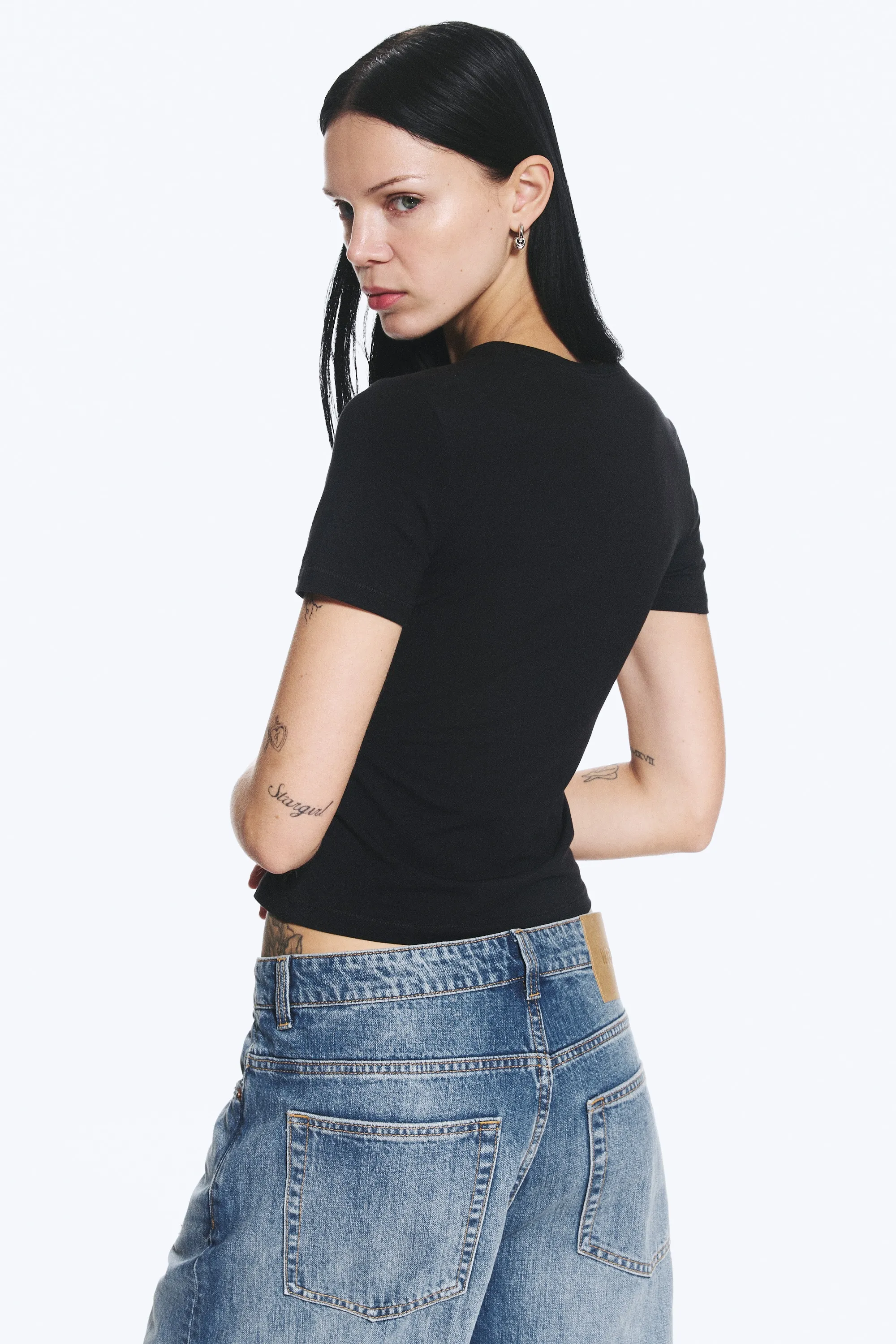 T-Shirt slim - Noir
