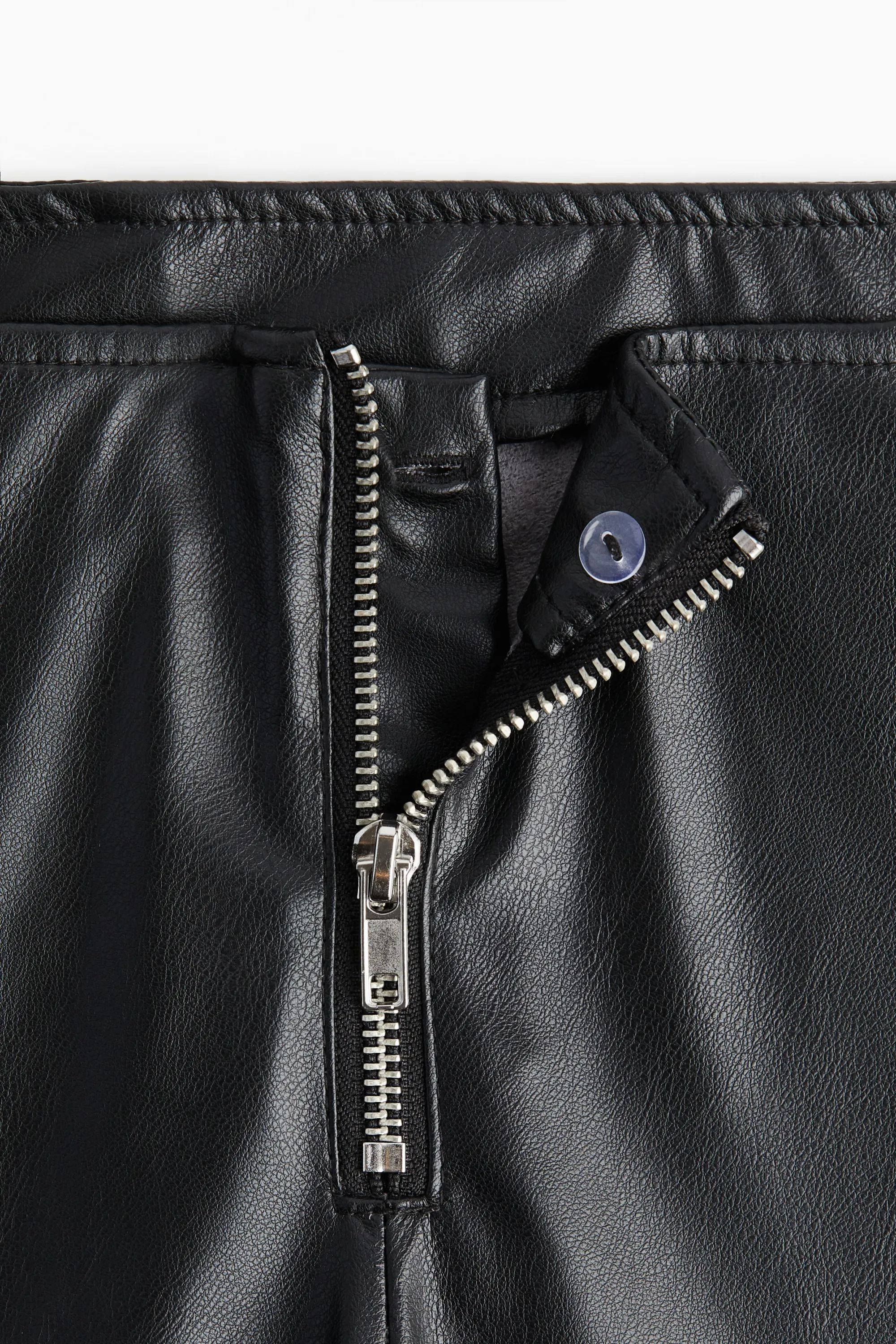Pantalon en tissu enduit - Noir