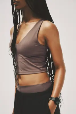 Top de sport avec soutien-gorge SculptMove™ - Fumée — photo 3