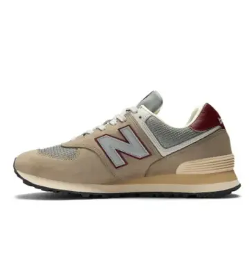 NEW BALANCE 574 Gris Bordeaux — photo 4