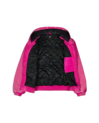 Peace Canvas Hooded Jacket Fuchsia Purple — photo 2