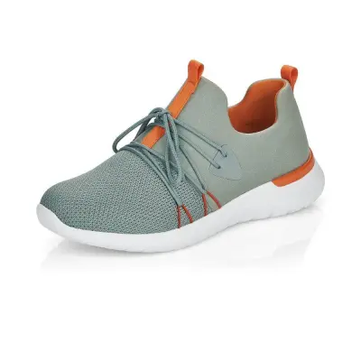 Baskets Remonte R5700-52 Vertes - Lacets Largeur G Grande Pointure Femme — photo 1