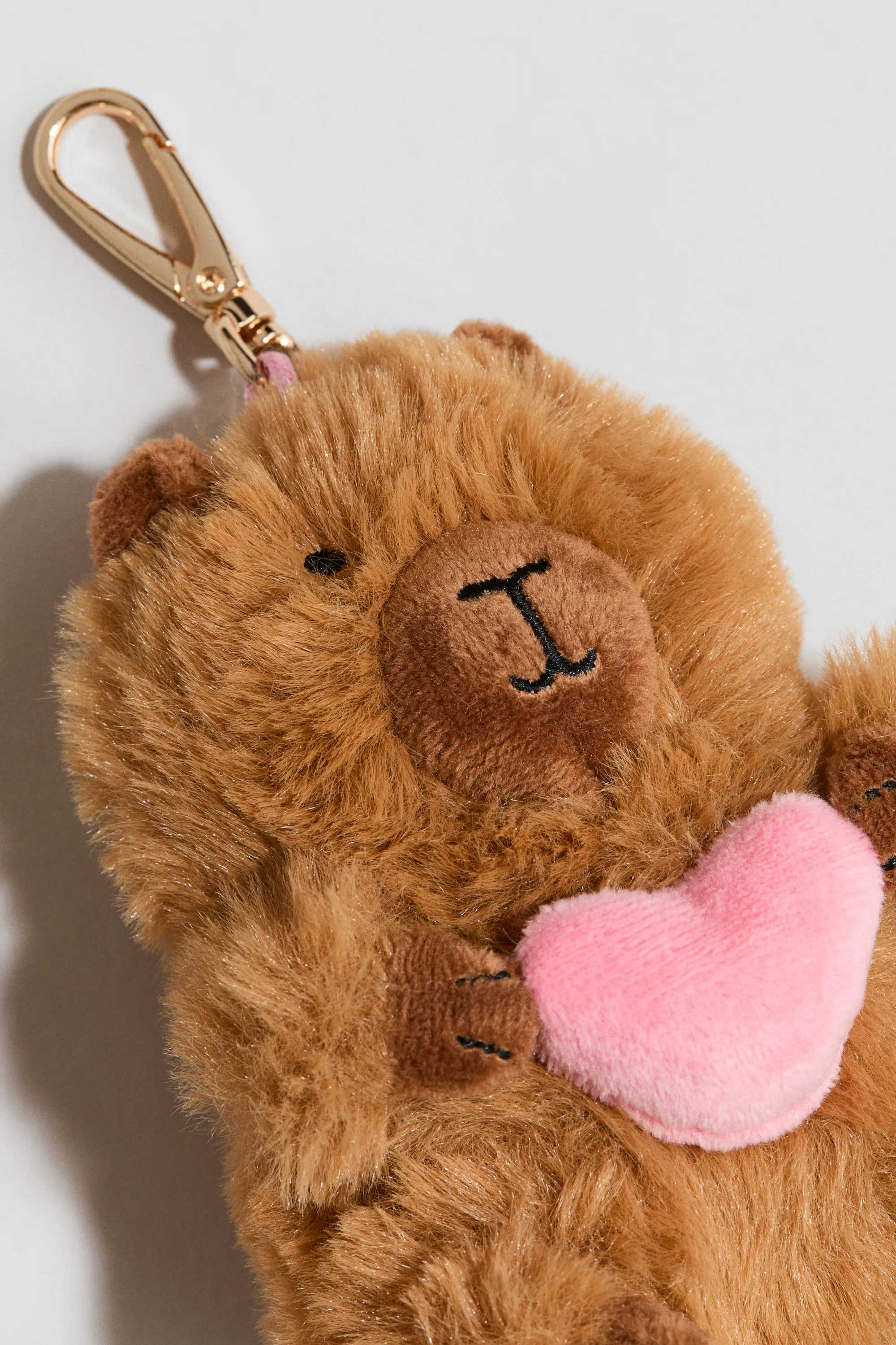 Bijou de sac avec peluche - Marron/capybara