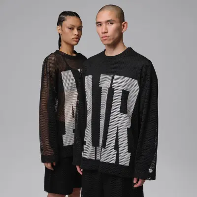 Jordan x Union x Fragment Long Sleeve Jersey Black/Ivory — photo 1