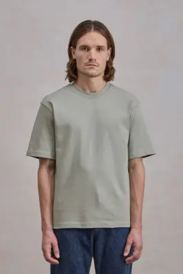T-shirt 'Chuuunky Tee' - Vert de Gris — photo 3