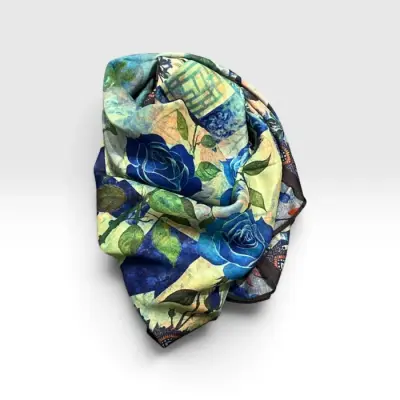 Carré Roses Bleues — photo 2