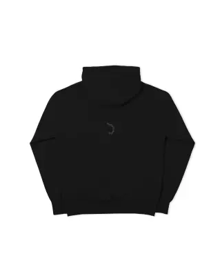 Sweatshirt poetic nocturnal double zip – black — photo 2
