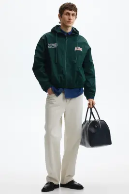 Veste coupe-vent en nylon - Vert foncé/Team Meadows — photo 2