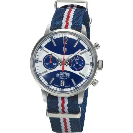 Montre Lip Rallye 39 mm nato chrono méca Quartz (GPFH 2025) 670065