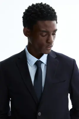 Veste Slim Fit - Bleu marine — photo 2