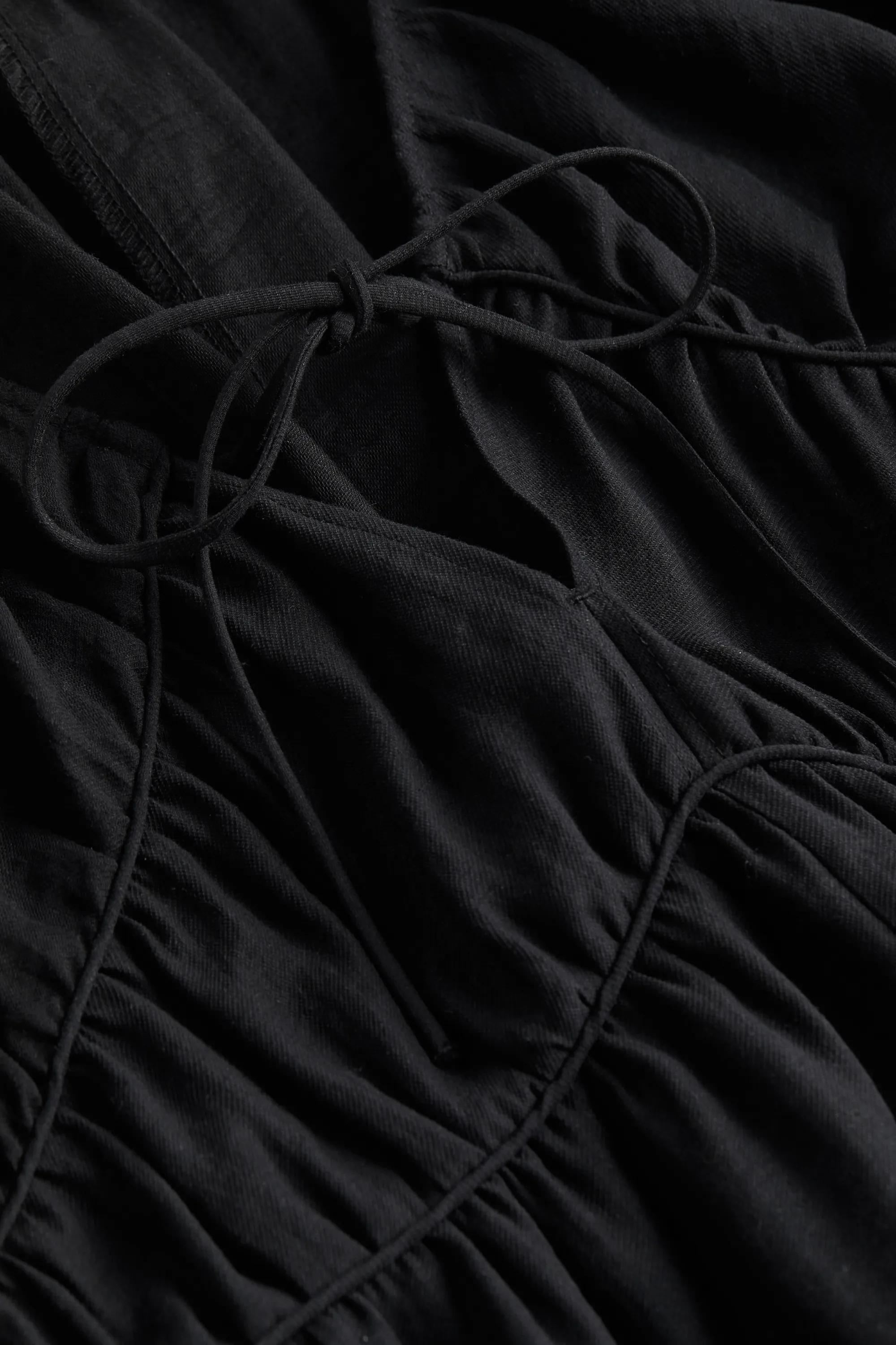 Robe oversize en lyocell mélangé - Noir
