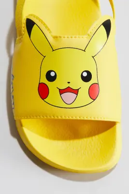 Claquettes de piscine - Jaune/Pokémon — photo 2