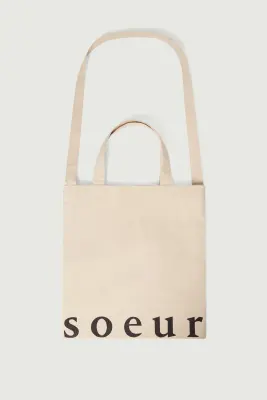 MEDIUM TOTE BAG ÉCRU — photo 1