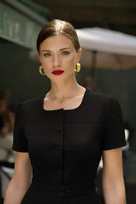 Rina Midi Dress - Black — photo 4