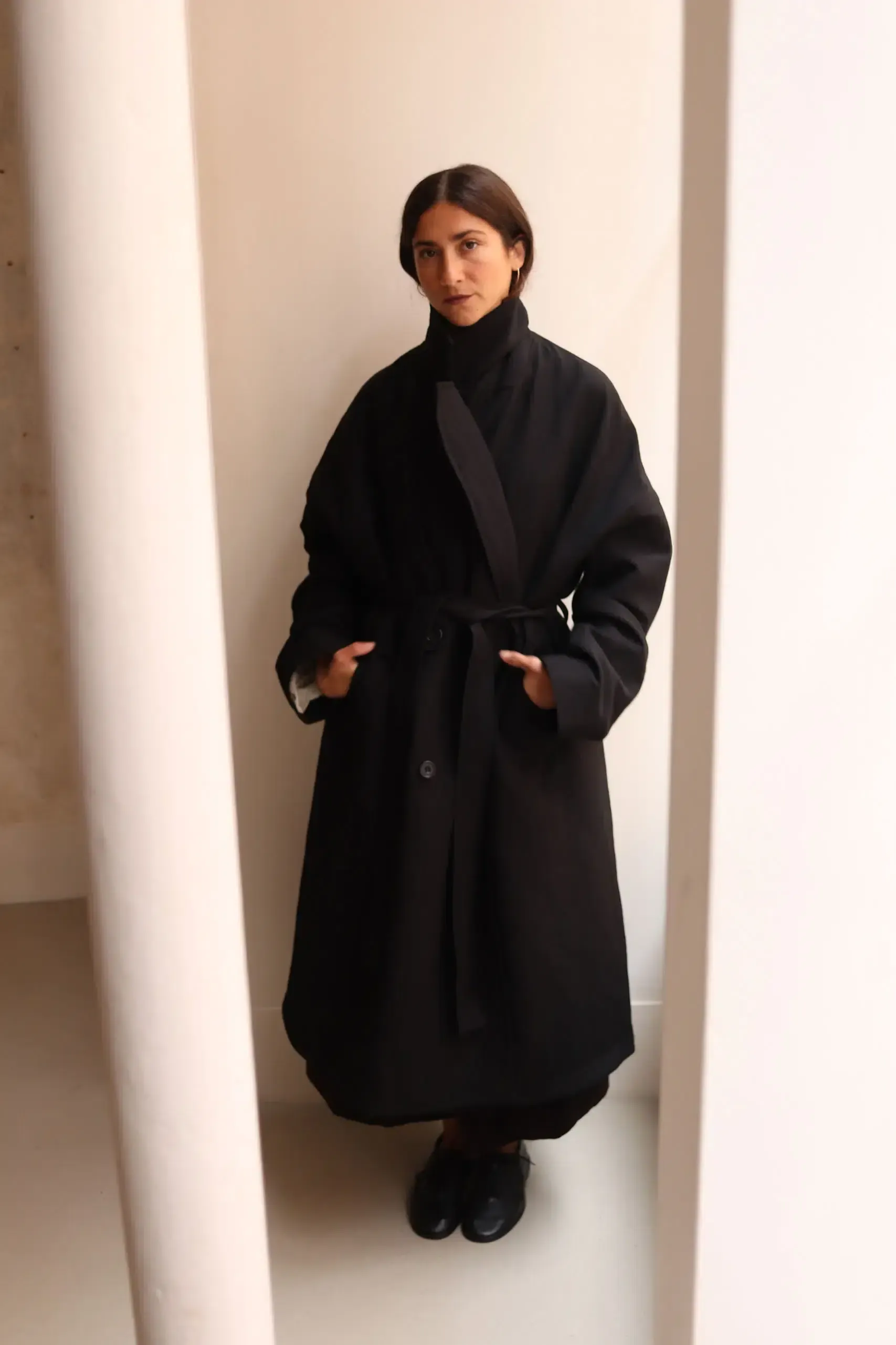 Casey Casey – MOON COAT 27HM253 – BLACK